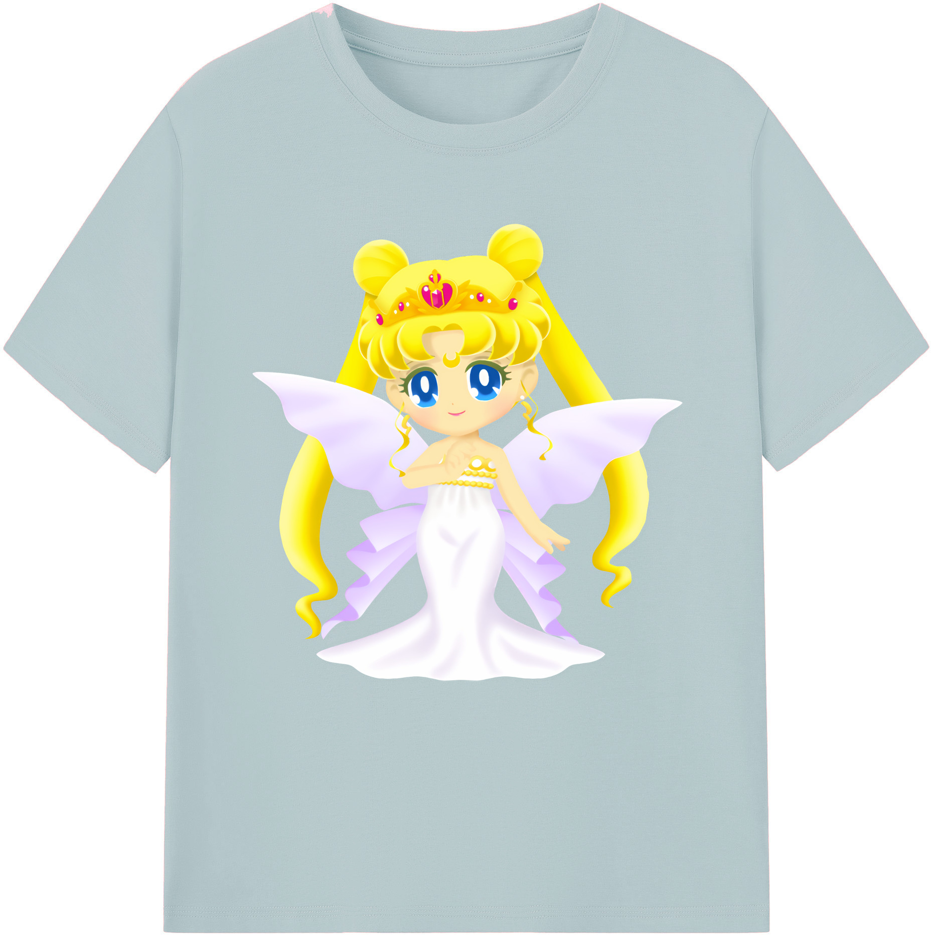 （画像用） 美少女戦士セーラームーン 愛野 美奈子 あいの みなこ Sailor Moon Aino Minako 綿100％半袖Tシャツ（フロントプリント）
